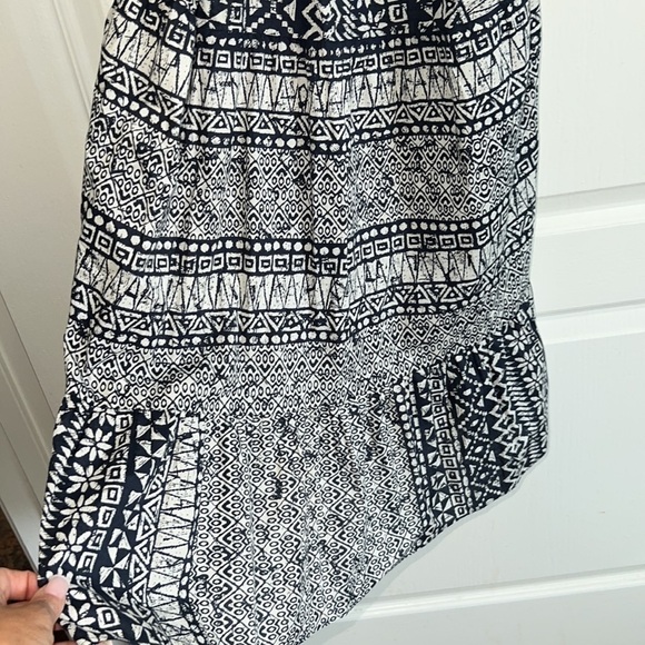 Loft halter blue and white dress - size medium - Picture 4 of 8